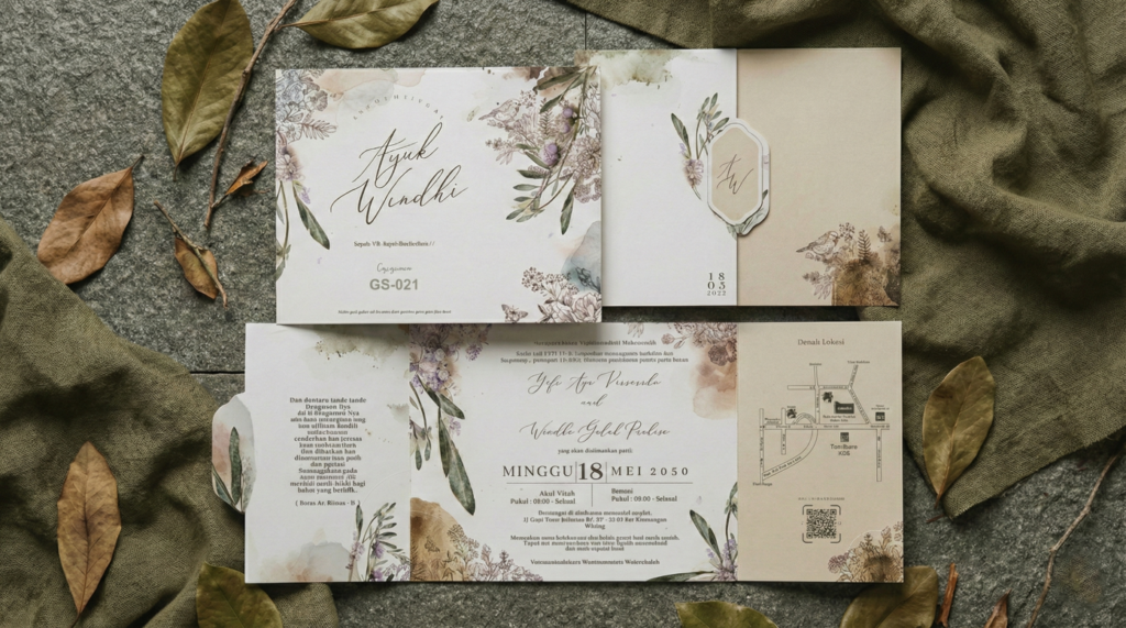 harga undangan cetak blangko soloinveet k