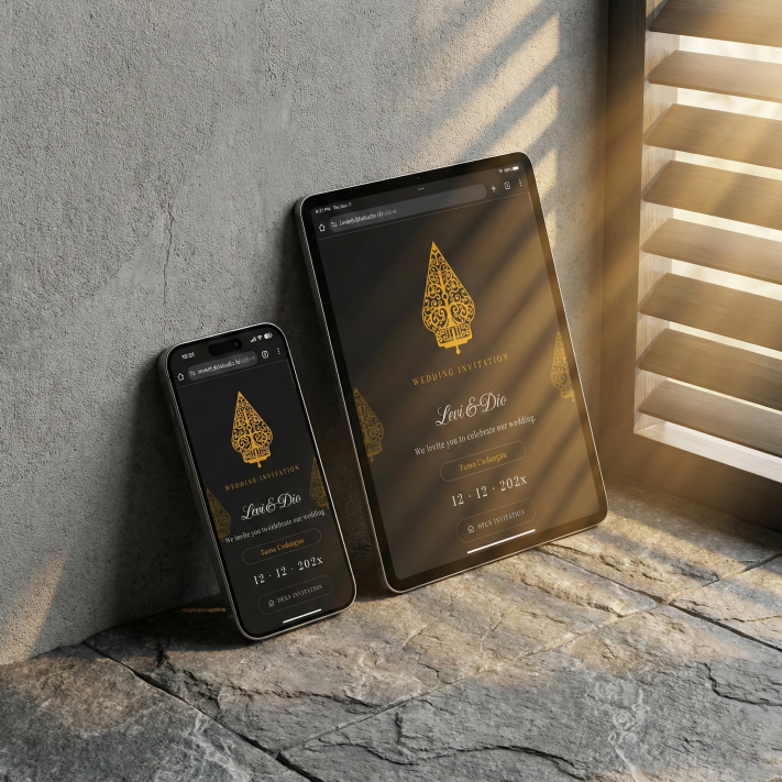 undangan digital website tema adat solo inveet 2